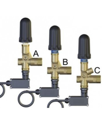 Válvula de regulación Pulsar RV con microinterruptor y puño Racor G3/8HH Tipo B