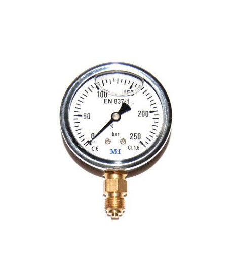 Manometer 0 250 Bar Mit 1 4 Radial