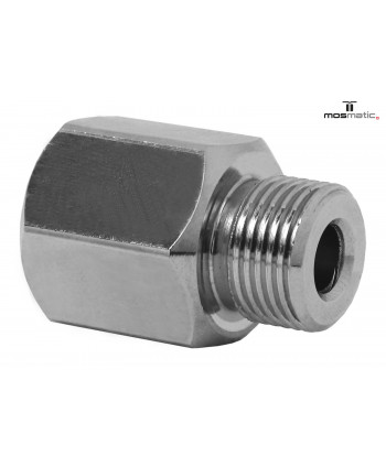 Adaptor stainless steel VER-09 G3/8"F G3/8"M L-22 SW22