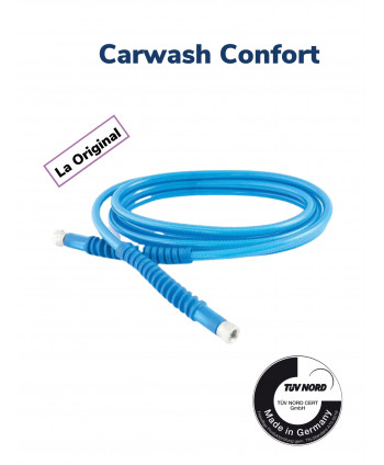 Tuyau carwash confort  textile 4.2 m azul H3/8 - H3/8"