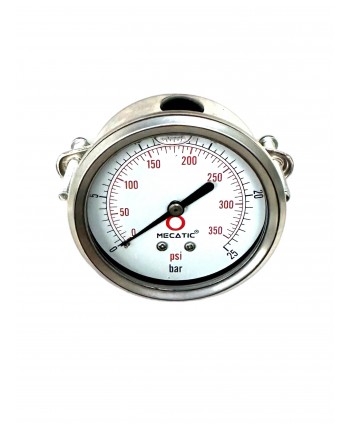 Manómetro de presión de 0-25 bar 1/4" axial