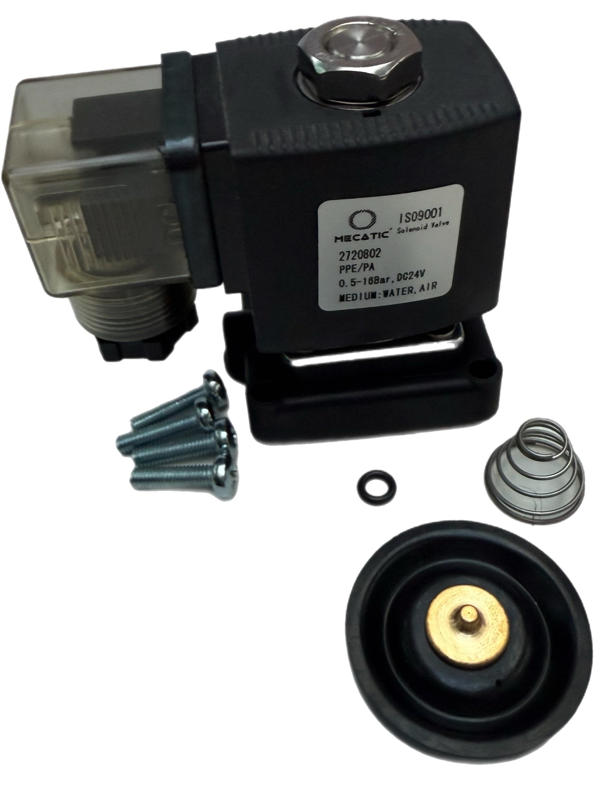 Electroválvula 1/2" 0,3-16bar 24VAC sin cuerpo (compatible Burkert®)