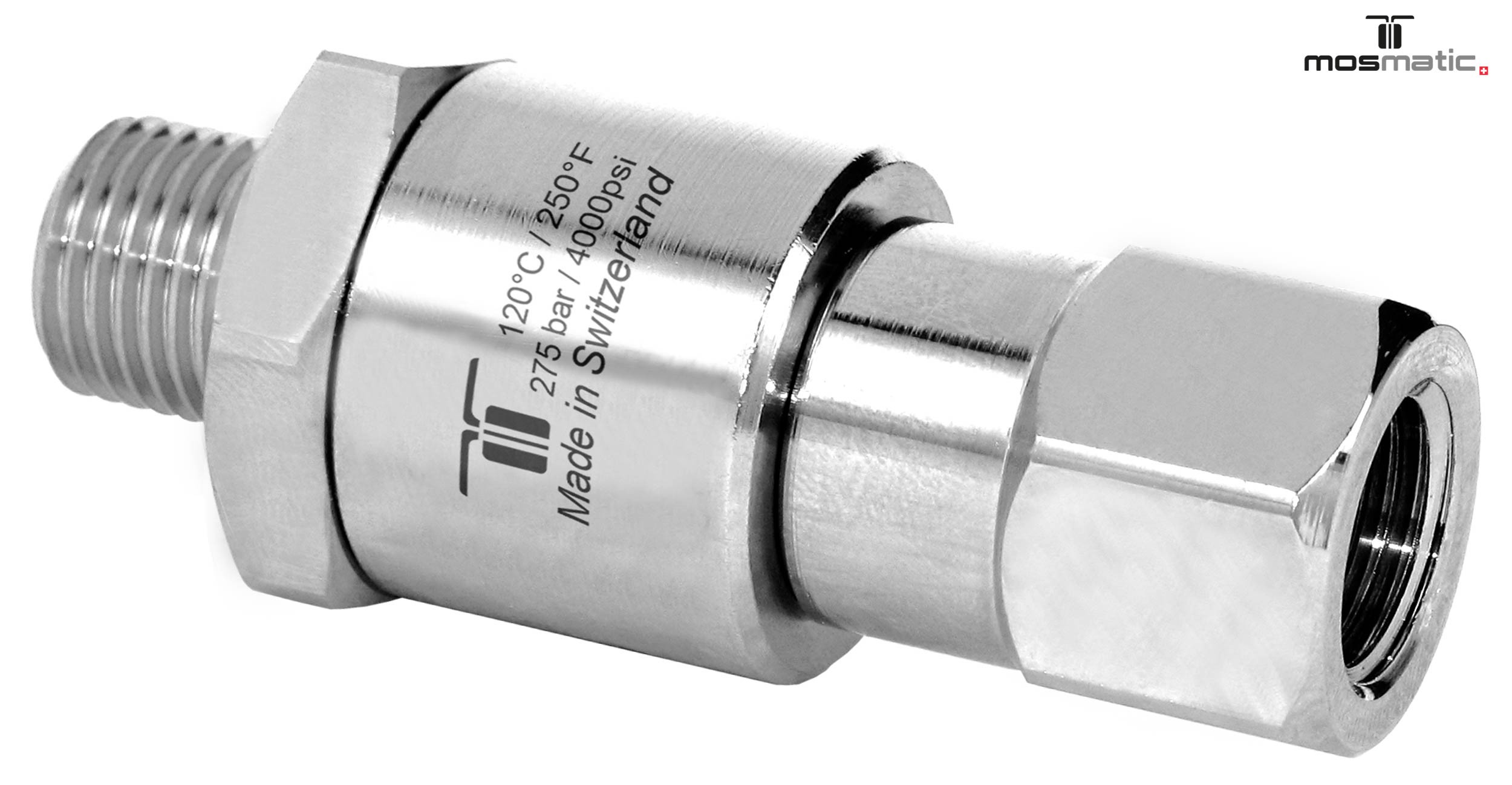 Rotula giratoria recta DGV MH3/8' Mosmatic