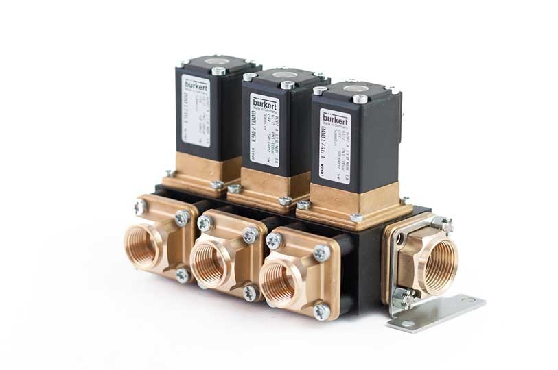 Conjunto de 3 elect. Burkert 287 de 1/2" 24 V AC