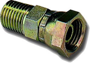 Racor 1/4" h tuerca loca