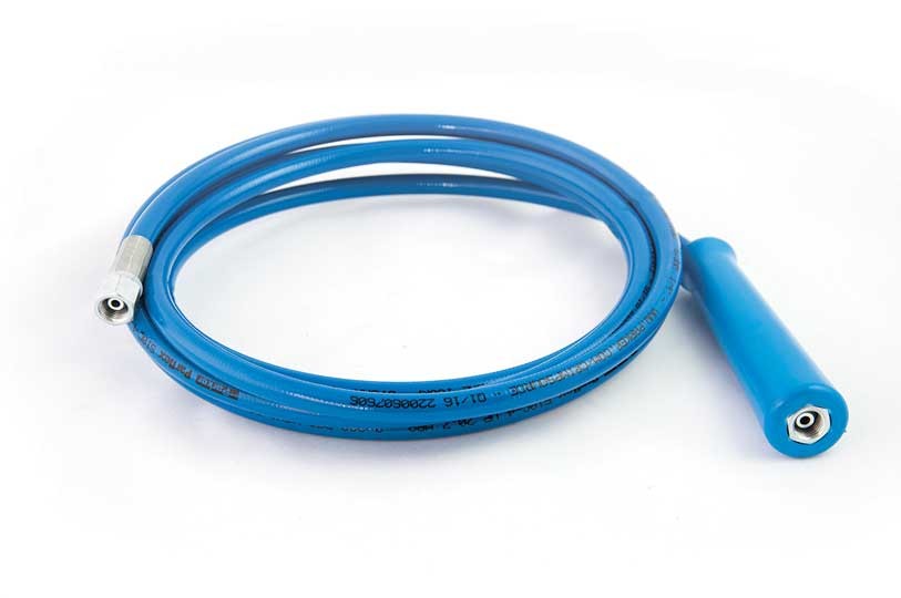 Manguera de alta presión de 4,00 m x 1/4" Parker ligera