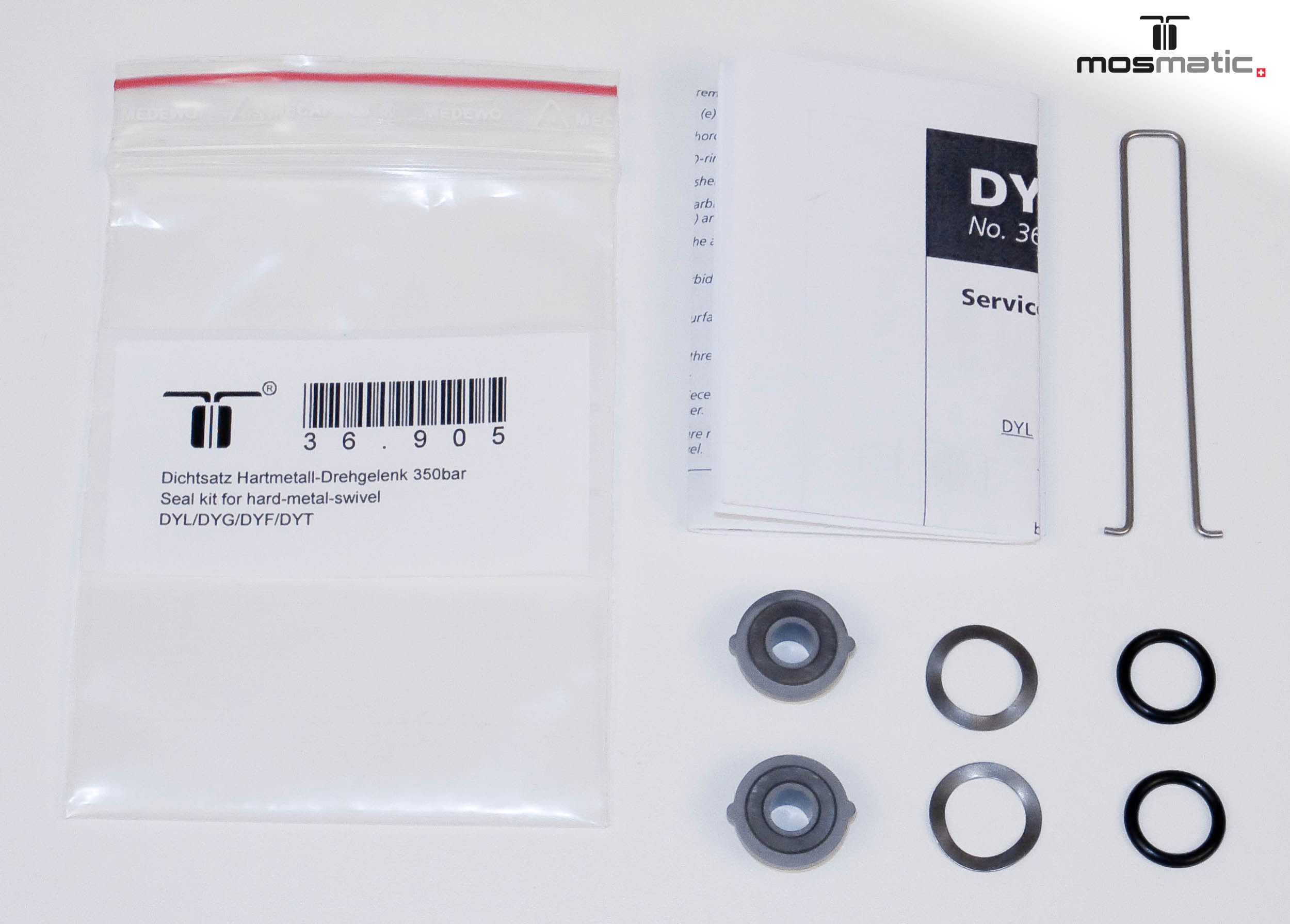 Sellos de tugsteno para Rácor Mosmatic serie DYL/DYG/DYF/DYCI/DYT/ NW06