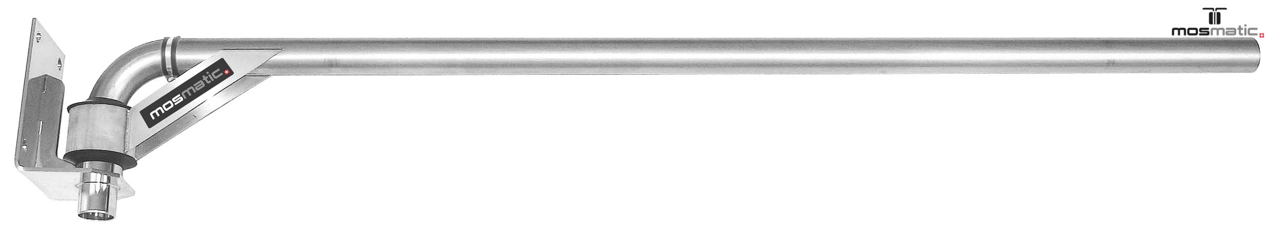 Brazo de aire mural LU-W L 1600 mm Ø40 conexión inferior