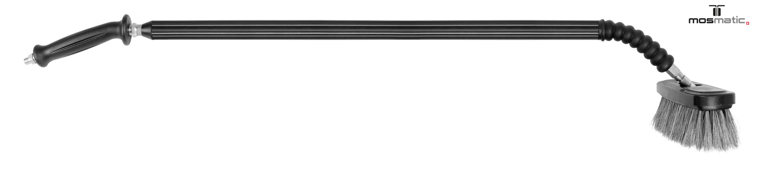 Lanza con cepillo flexible F-LAN 1500mm IN 1/4"M +swivel con mango