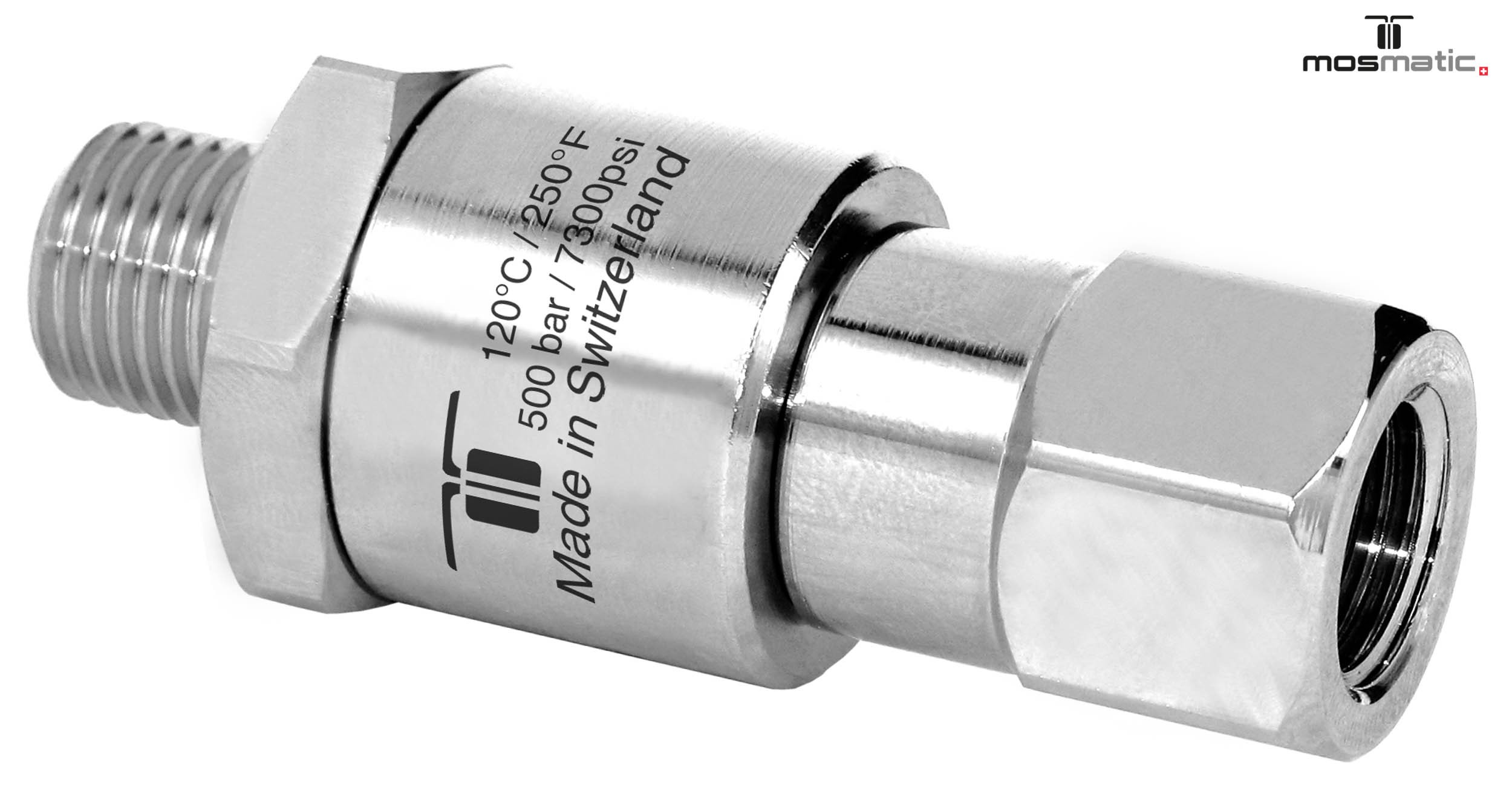 Racor DGVI G1/4"M-G1/4"F 500 bar