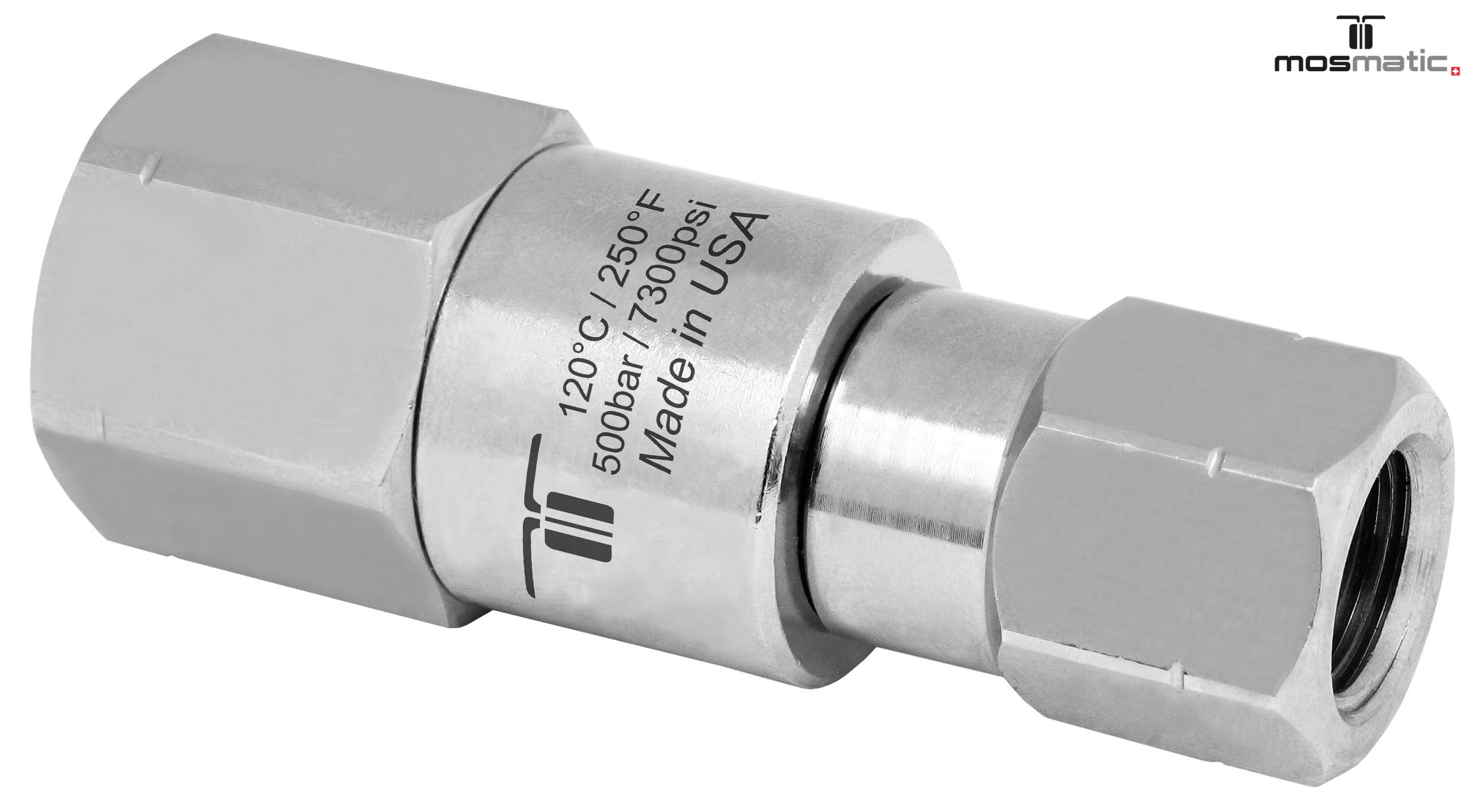 Racor DGVI G1/4"F-G3/8"F 500 bar