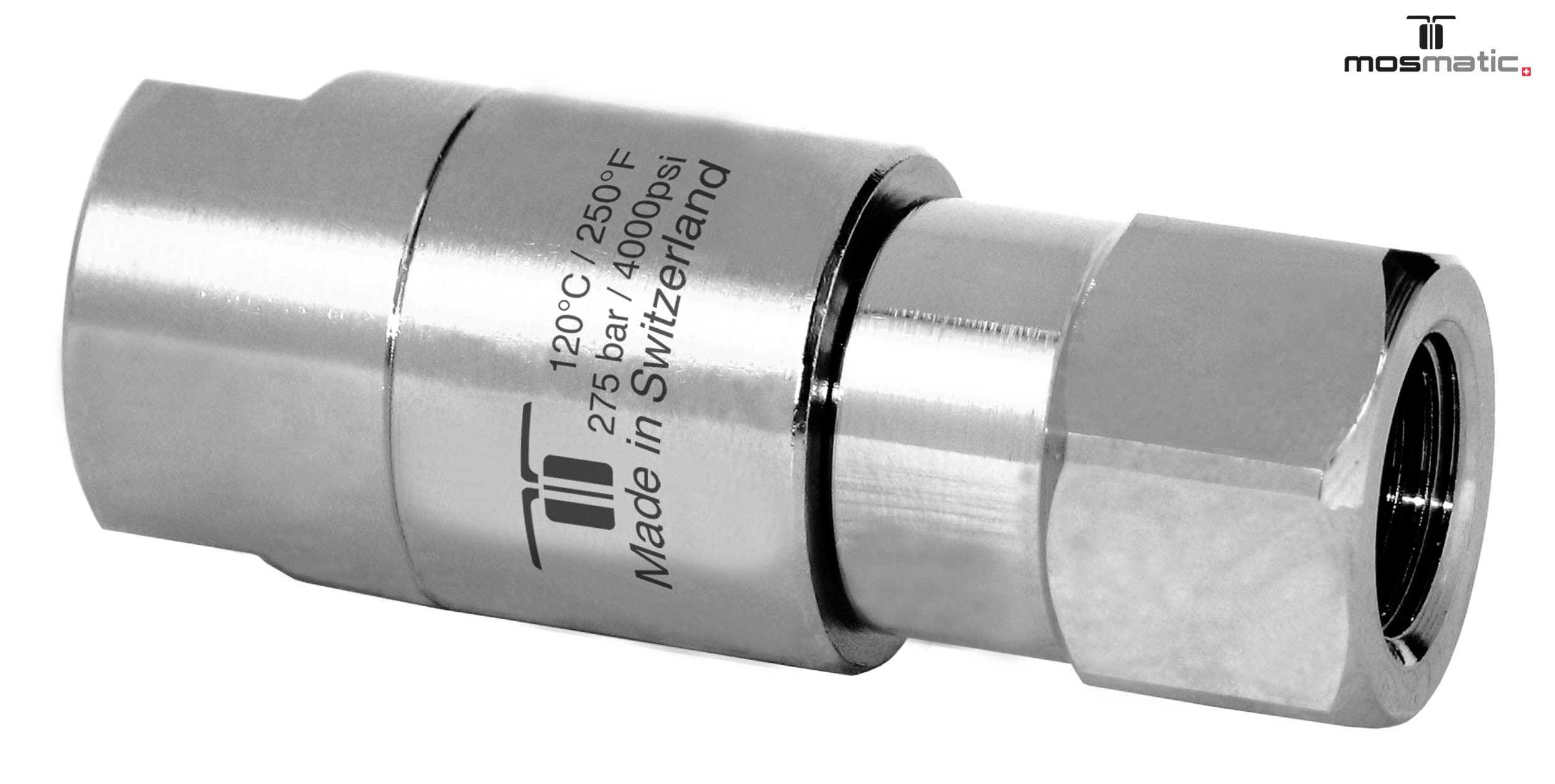 Racor giratorio recto DGS 3/8" F - 1/4" F 2 rodamientos