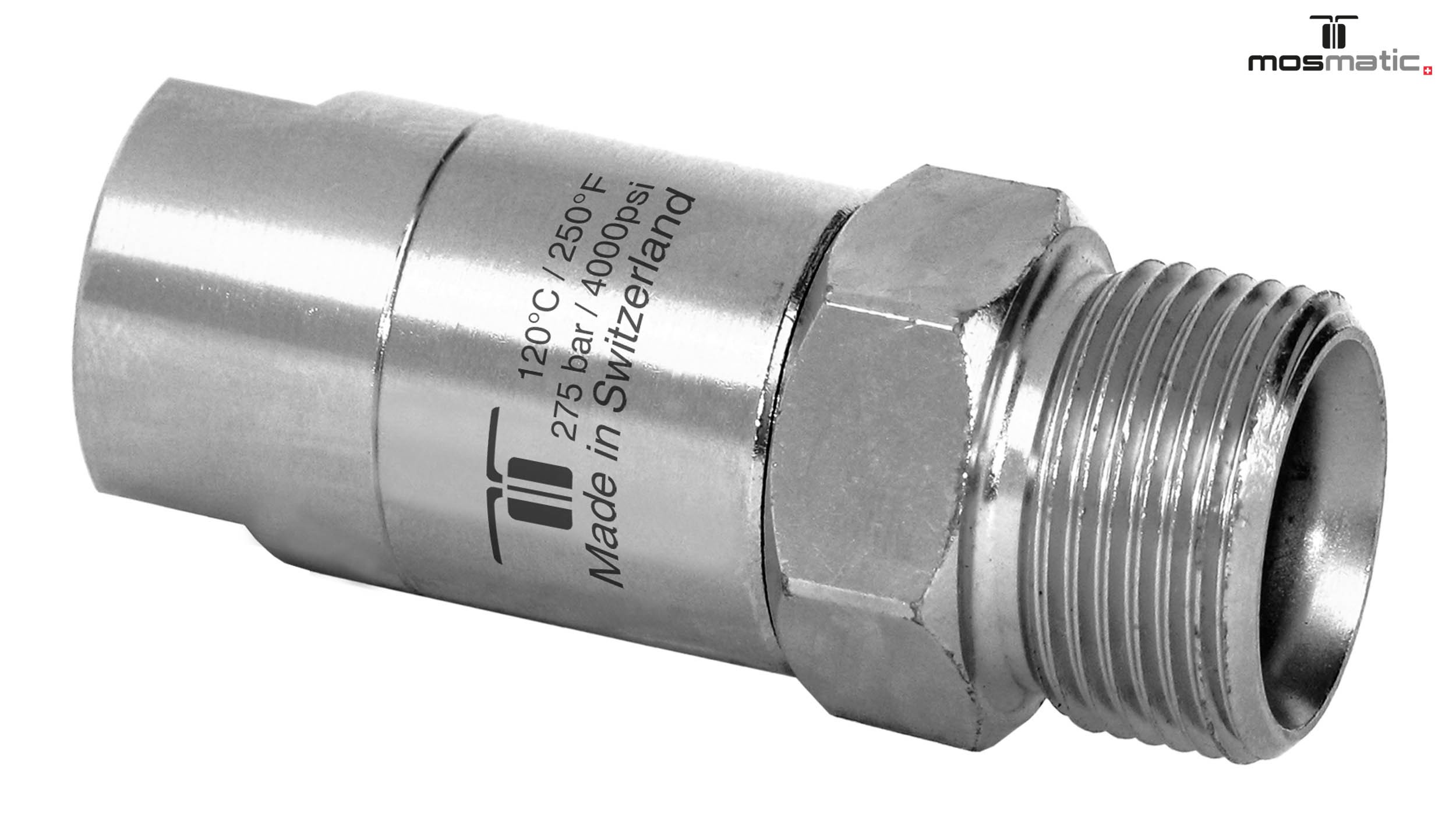 Racor giratorio recto DGS G3/8" F-M21x1.5M 2 rodamientos