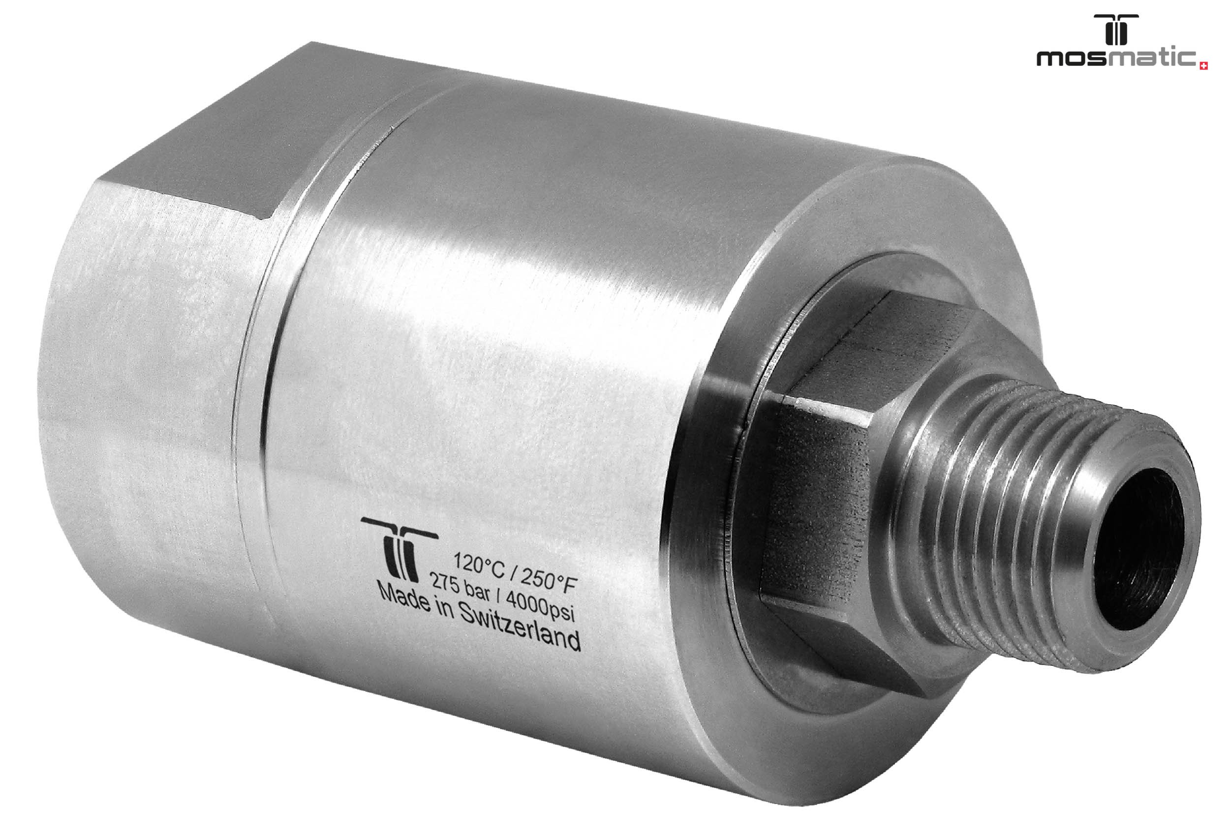 Racor DGE de alto caudal G3/8"F-G3/8"M