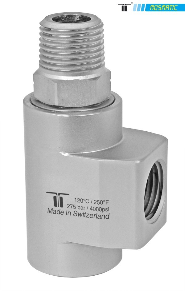 Racor 90º WDCS con Rod. de bolas y placa de protección G1/2"F-G1/2"M NW12