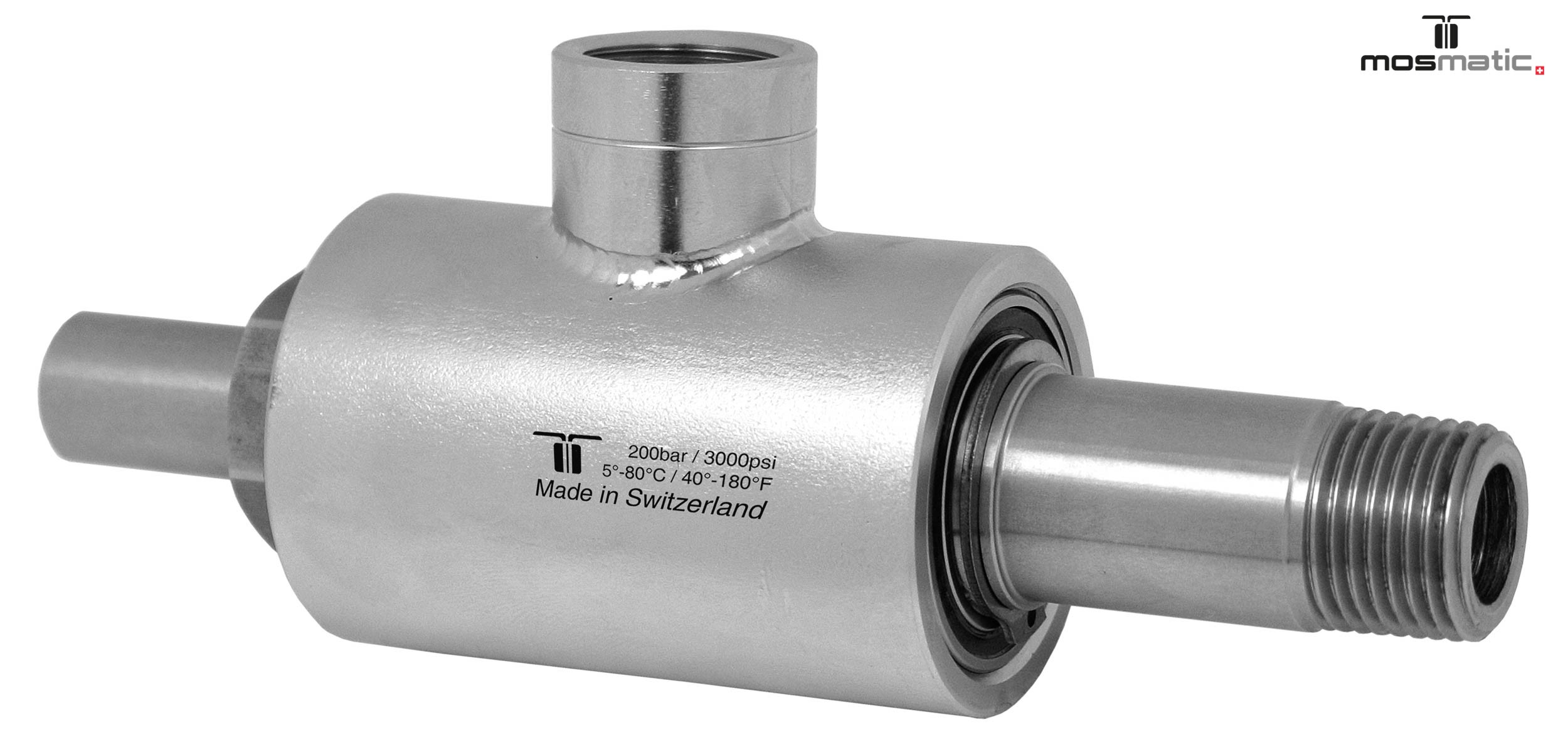 Racor 90º giratorio WDRS 1/2"NPTF-1/2"NPTM NW13 150rpm