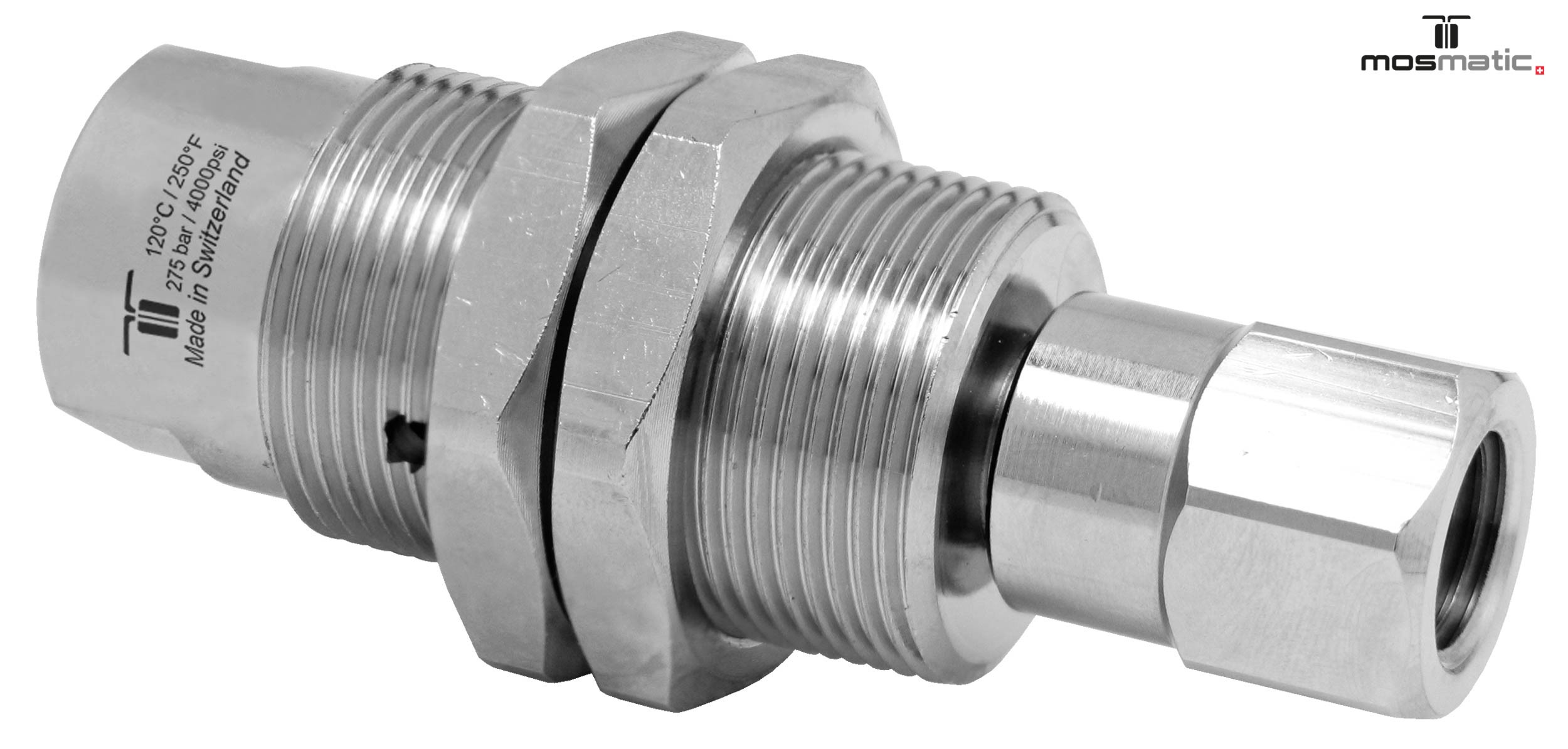 Racor giratorio recto DYGI 3 Rod. G1/4"F-G3/8"F NW6
