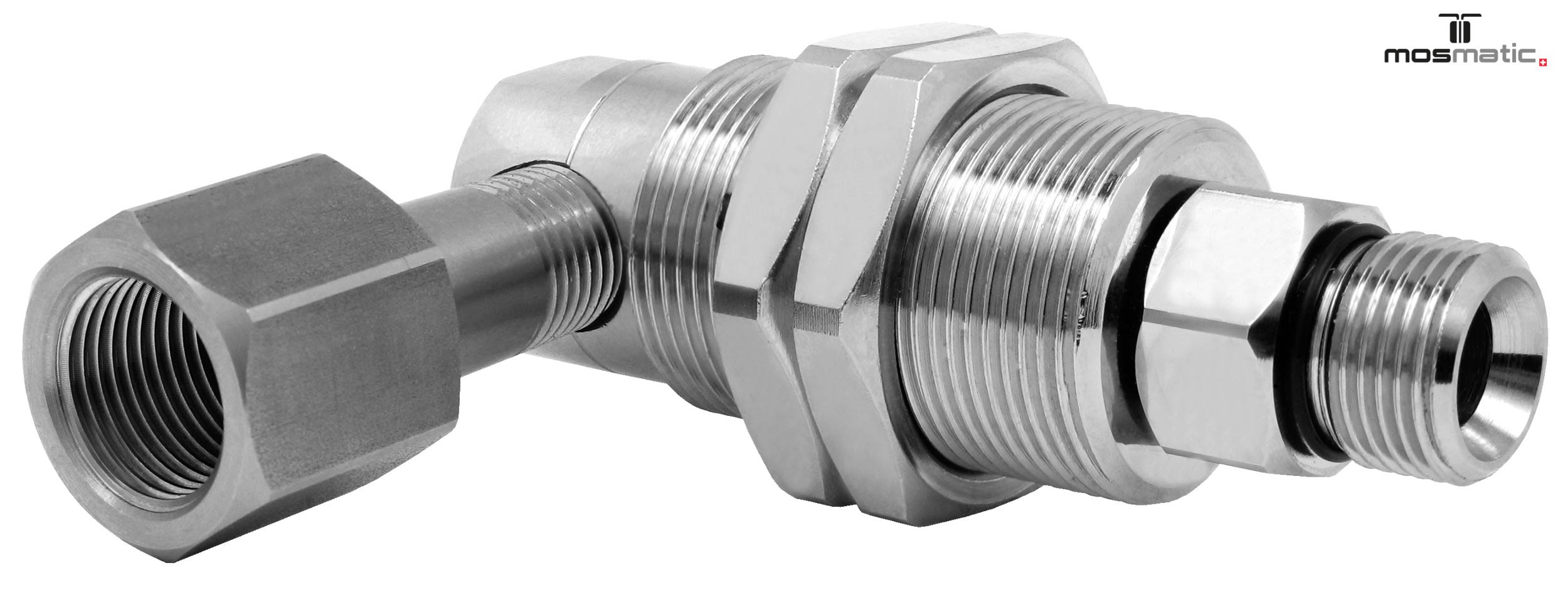 Racor giratorio 90º DYG 3 Rod. G3/8"F-G3/8"M NW6