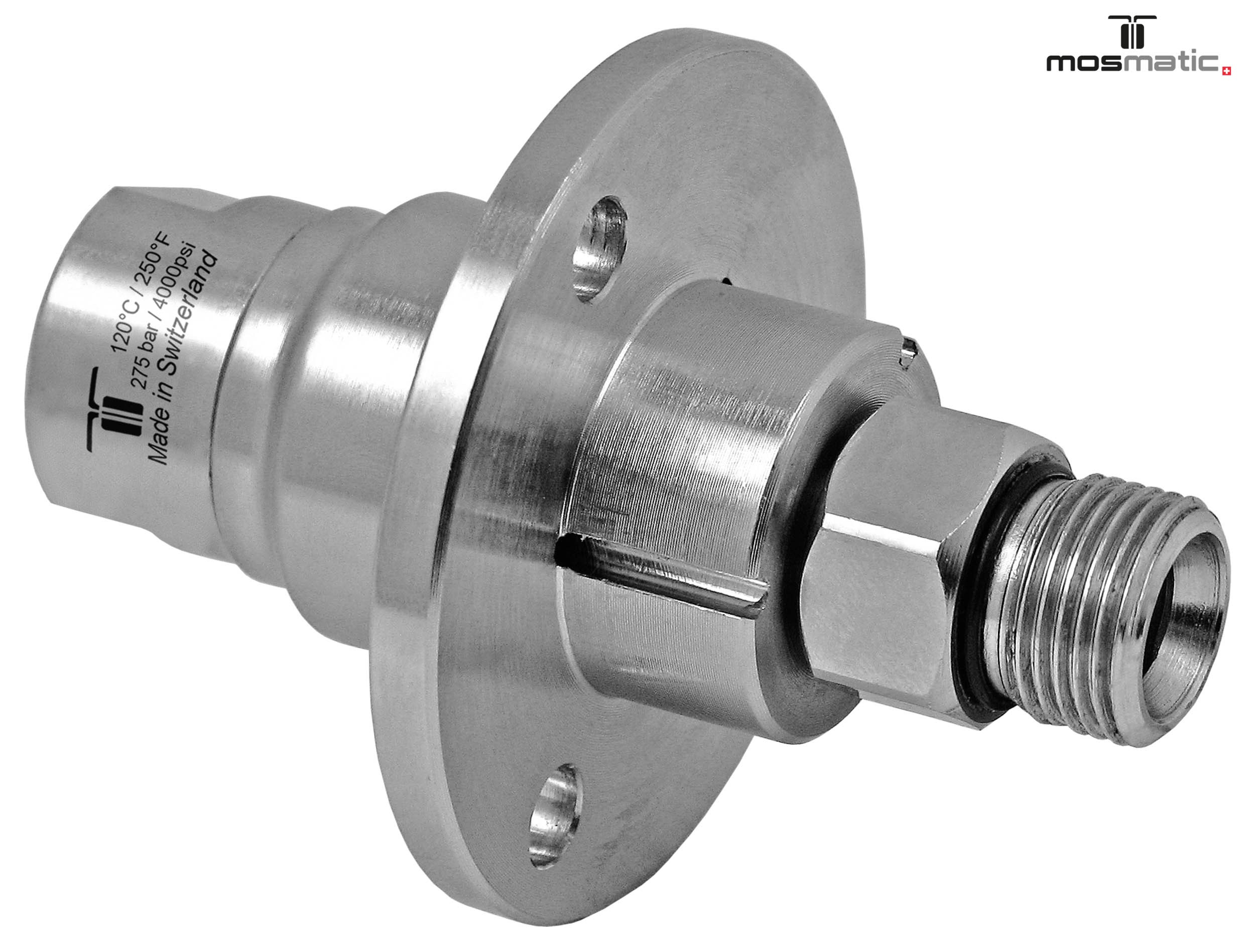Racor giratorio recto DYFI 3 Rod. G1/4"F-G3/8"M