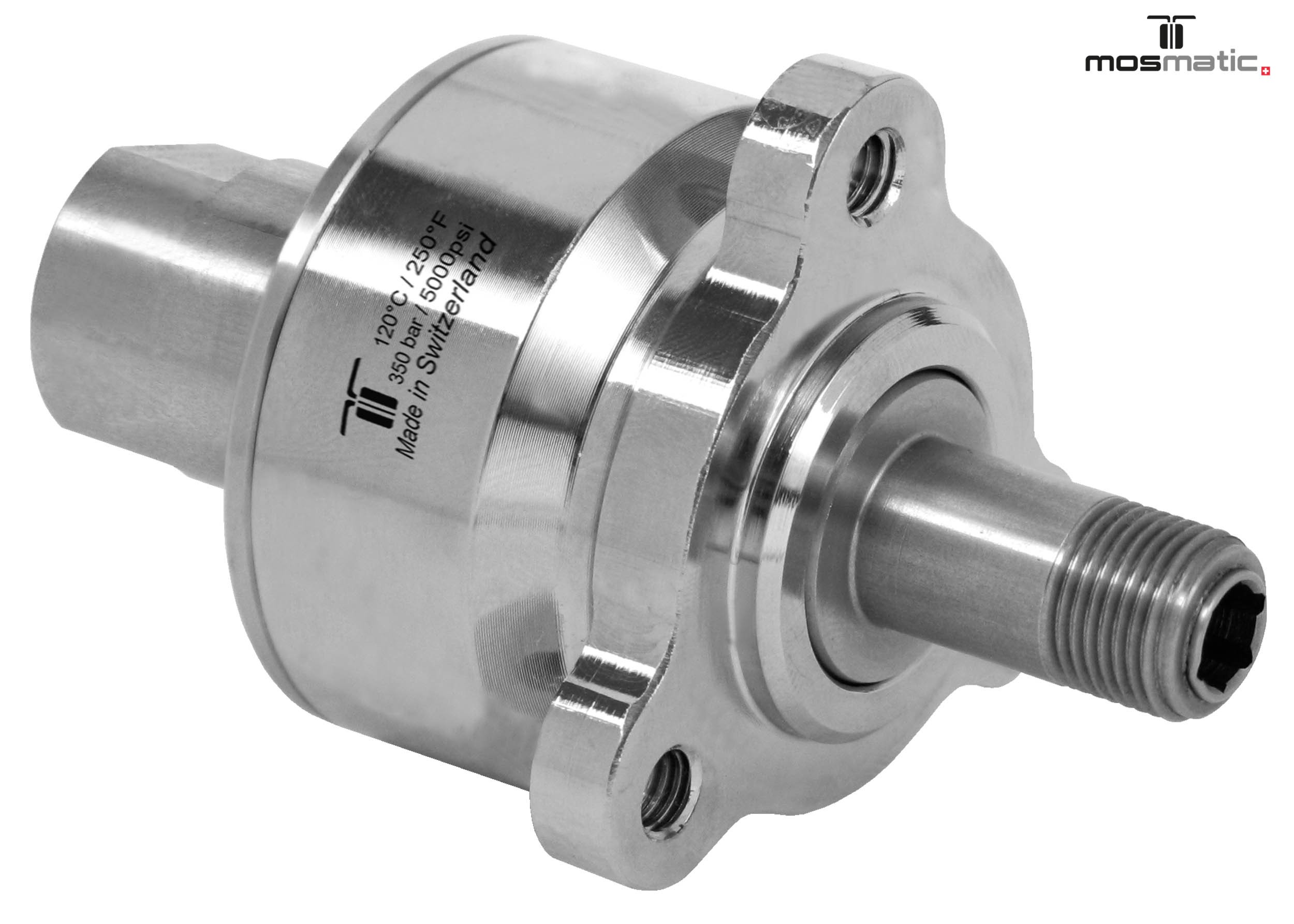 Racor giratorio recto DYW 3 Rod. G1/4"F-M12x1M