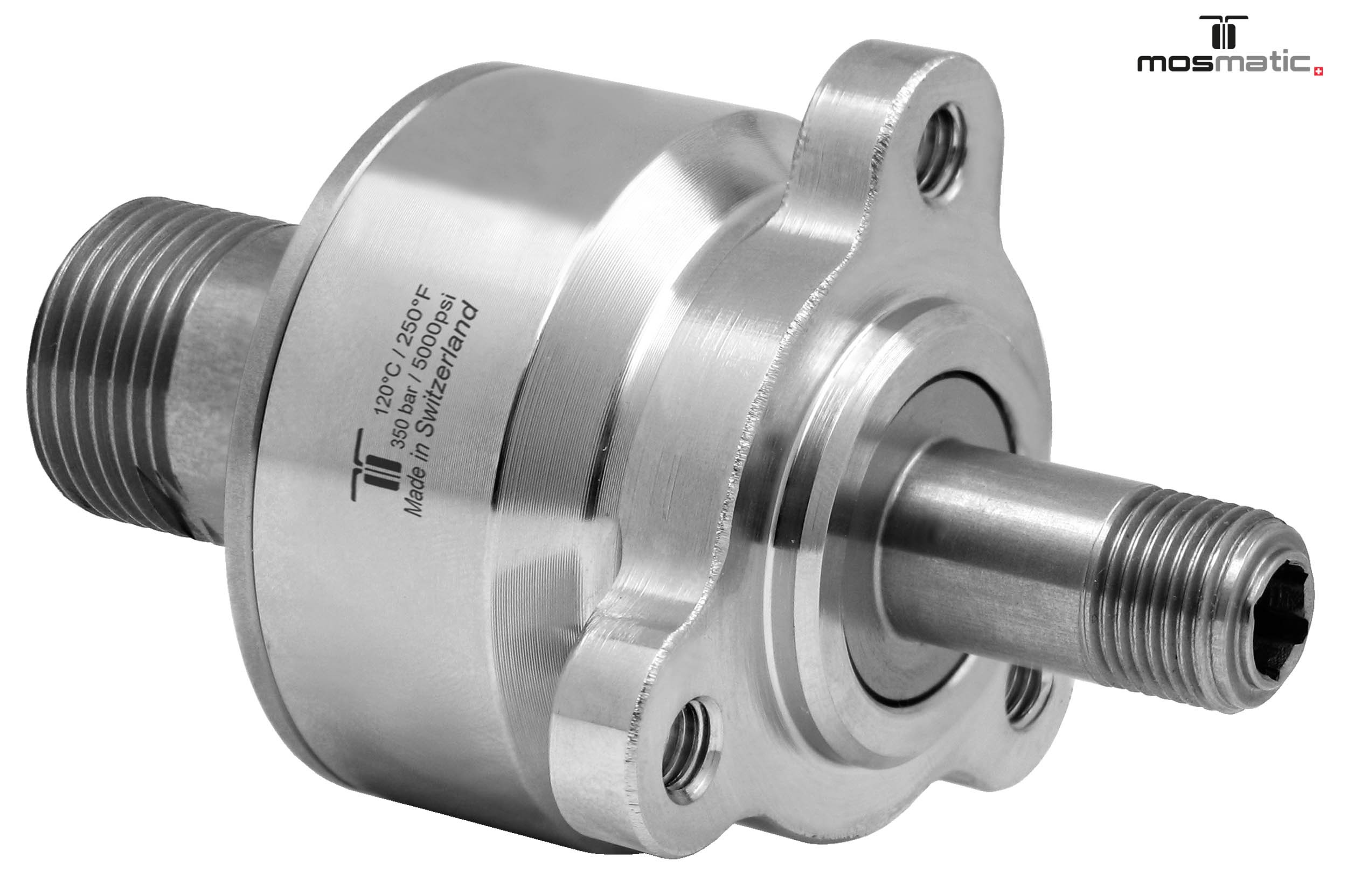 Racor giratorio recto DYW 3 Rod. M21x1.5M-M12x1M