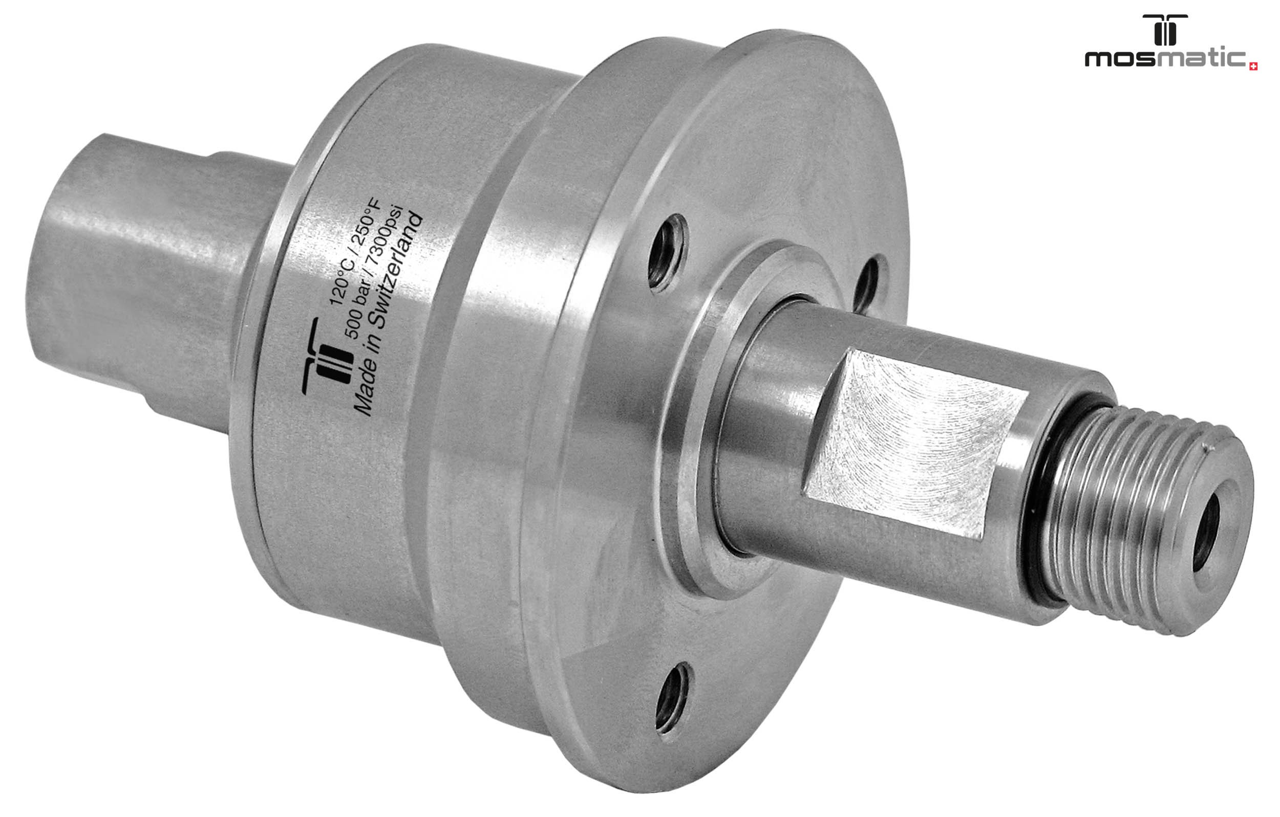 Racor giratorio recto DYDI 3 Rod. G3/8"F-G3/8"M NW6 500bar
