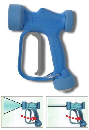 Pistola baja presión RB 65 - chorro regulable + sw. 5 G1/2H