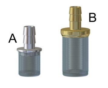Filtro detergente con red de acero inox
