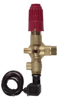 Válvula de regulación VB 350 con puño y microinterruptor G3/8M-G3/8H Bypass G3/8H