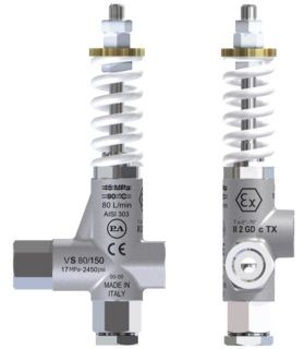 Válvula de seguridad VS 80/150 ATEX AISI 303