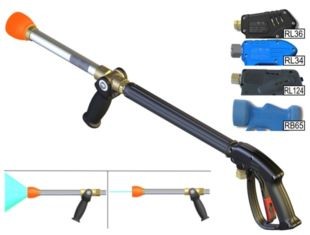 Pistola con junta giratoria GV 3 IN G3/8H Boq. 1.5mm
