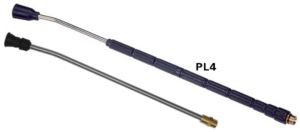 Prolongación AR5 a M22 con portaboquilla 700mm Tubo Ac. Inox-PL4 1/4 Npt H