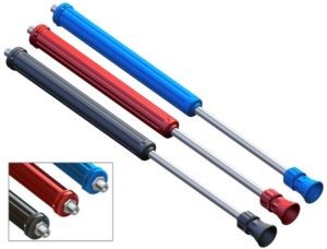 Lanza R5 con empuñadura redonda inox 500mm Negro 1/4 Npt H