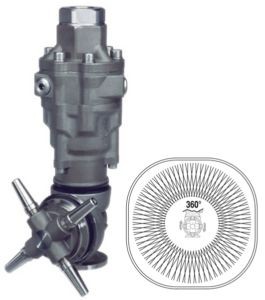 Cabezal semoviente A80R Limp. de cisternas Caudal máx. 40-50 l/min Ø mín. 165mm