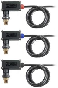 Presostato con niple en latón PR16 IN G3/8M Presión interv. 40bar Negro