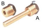 Vaina para sonda termostática Hoyo 7x90mm Tipo A