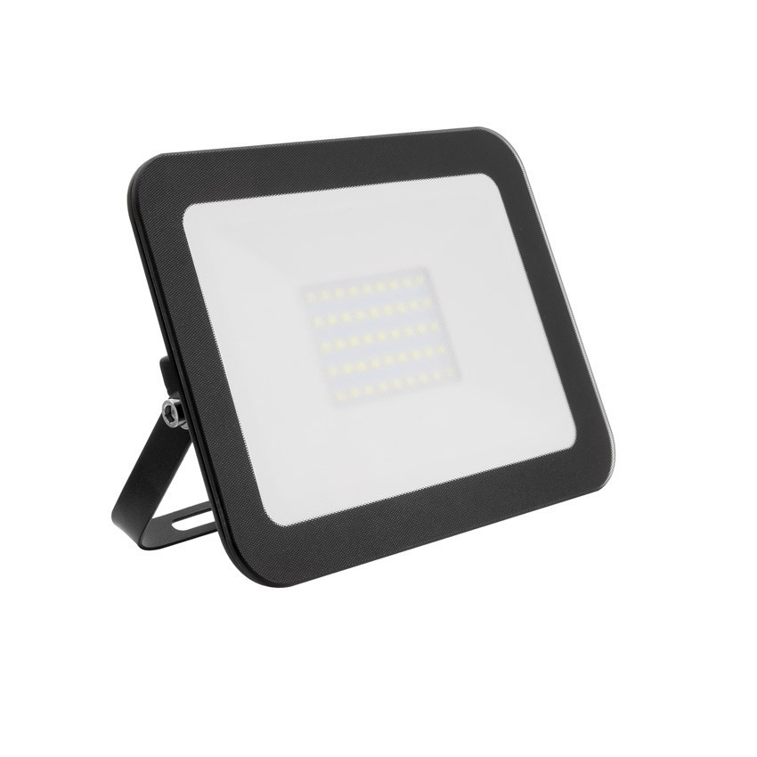 Foco Proyector LED Slim Cristal 30W Negro