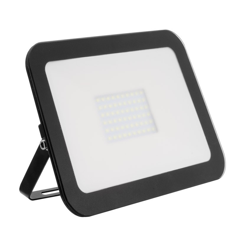 Foco Proyector LED Slim Cristal 50W Negro
