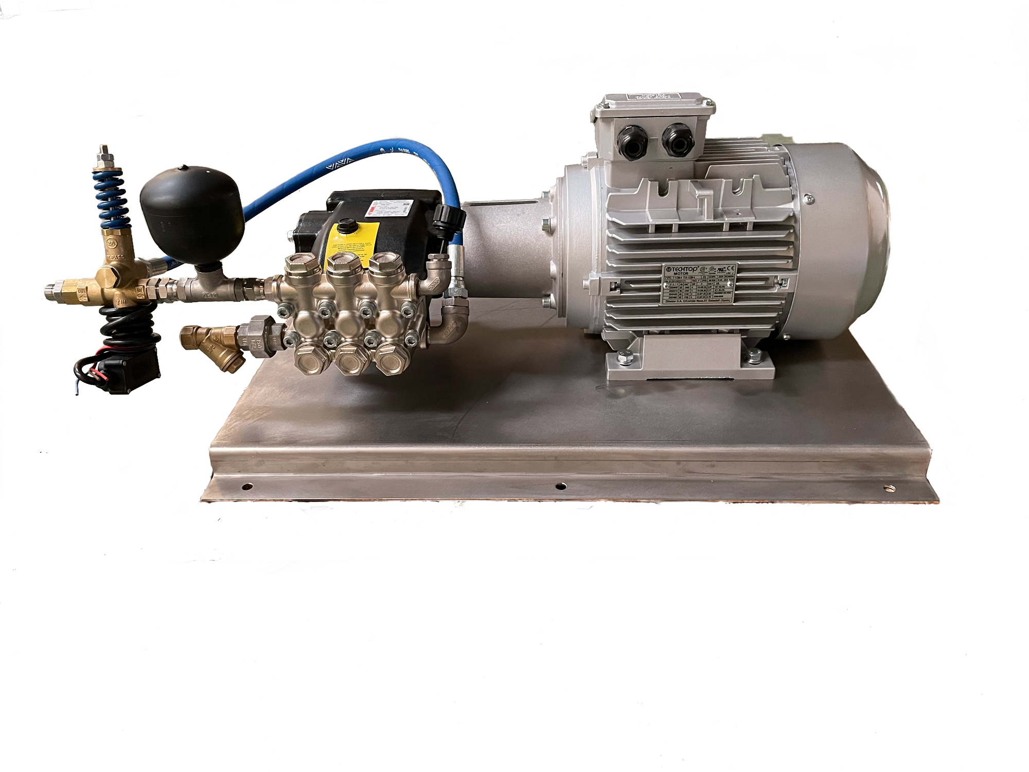 Grupo Completo Motor Bomba HAWK NMT 1220-1520 Bancada INOX