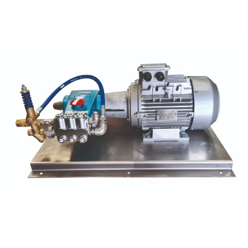 Grupo Completo Motor Bomba CAT 5CP Bancada Inox