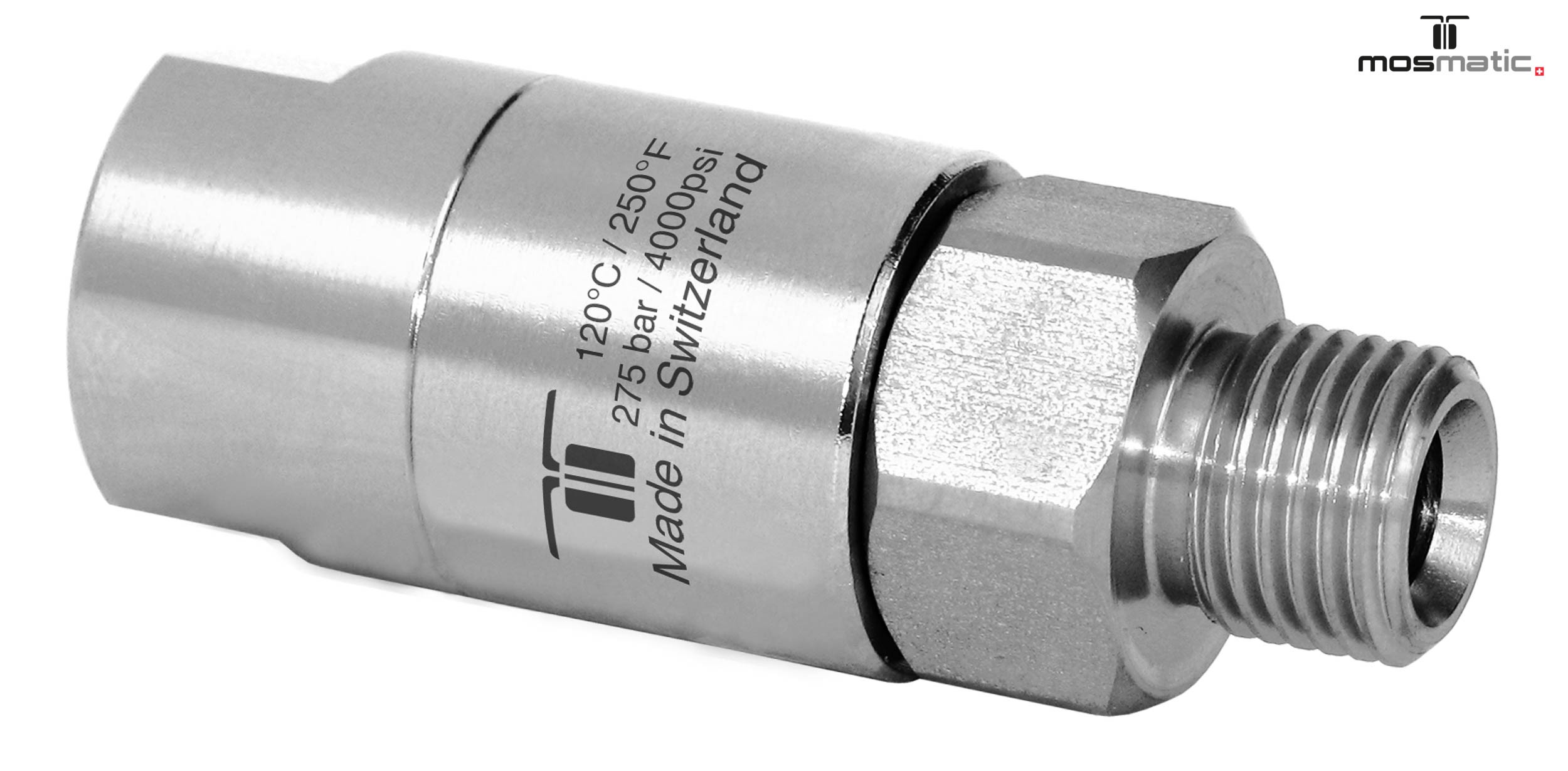 Racor giratorio recto DGS 3/8" F - 1/4" M 2 rodamientos