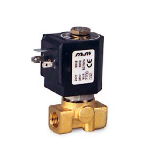 Electroválvula 2/2 NC 200 Bar 24 V AC 1/4" Alta Presión