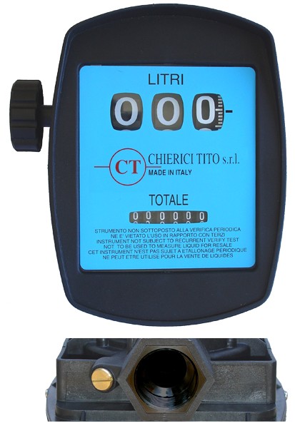 Contador Mecánico CT80 Con Enchufes en Plástico G1"HH