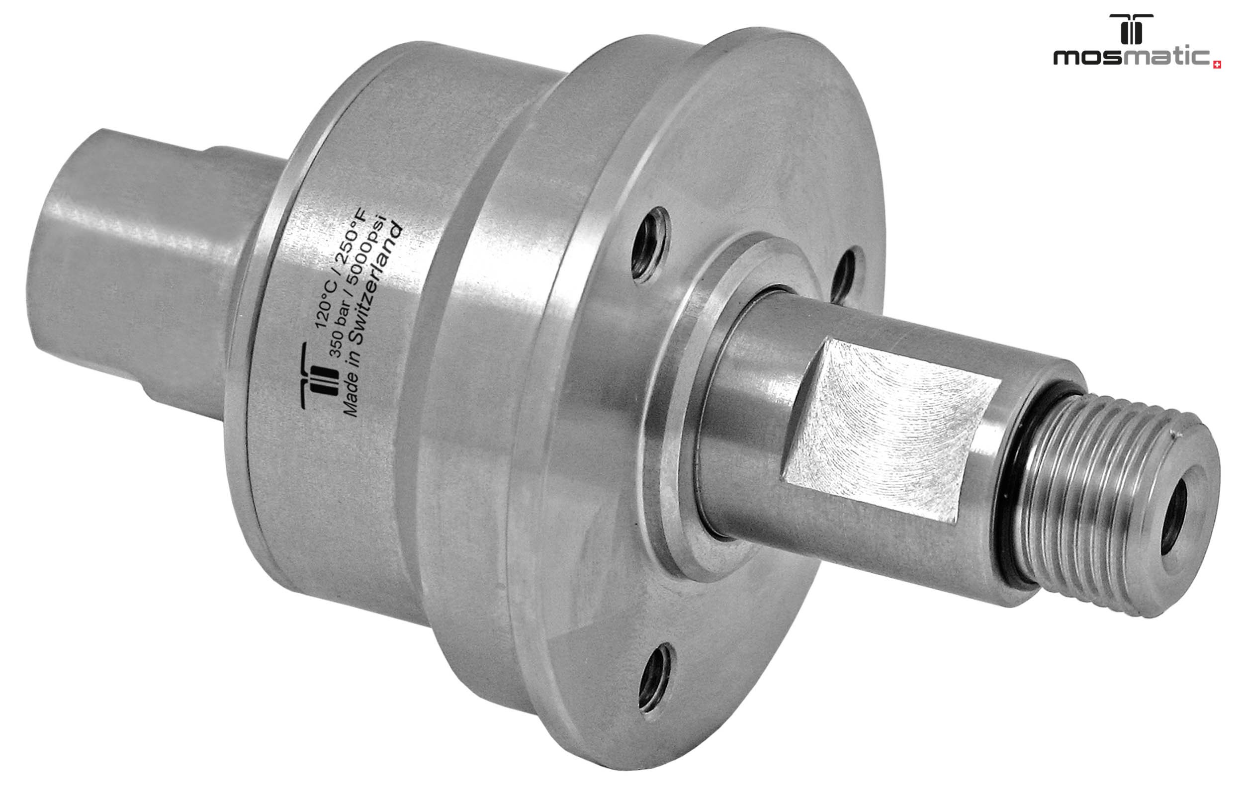 Racor giratorio recto DYCI 3 Rod. G1/4"F-G3/8"M NW6 350bar