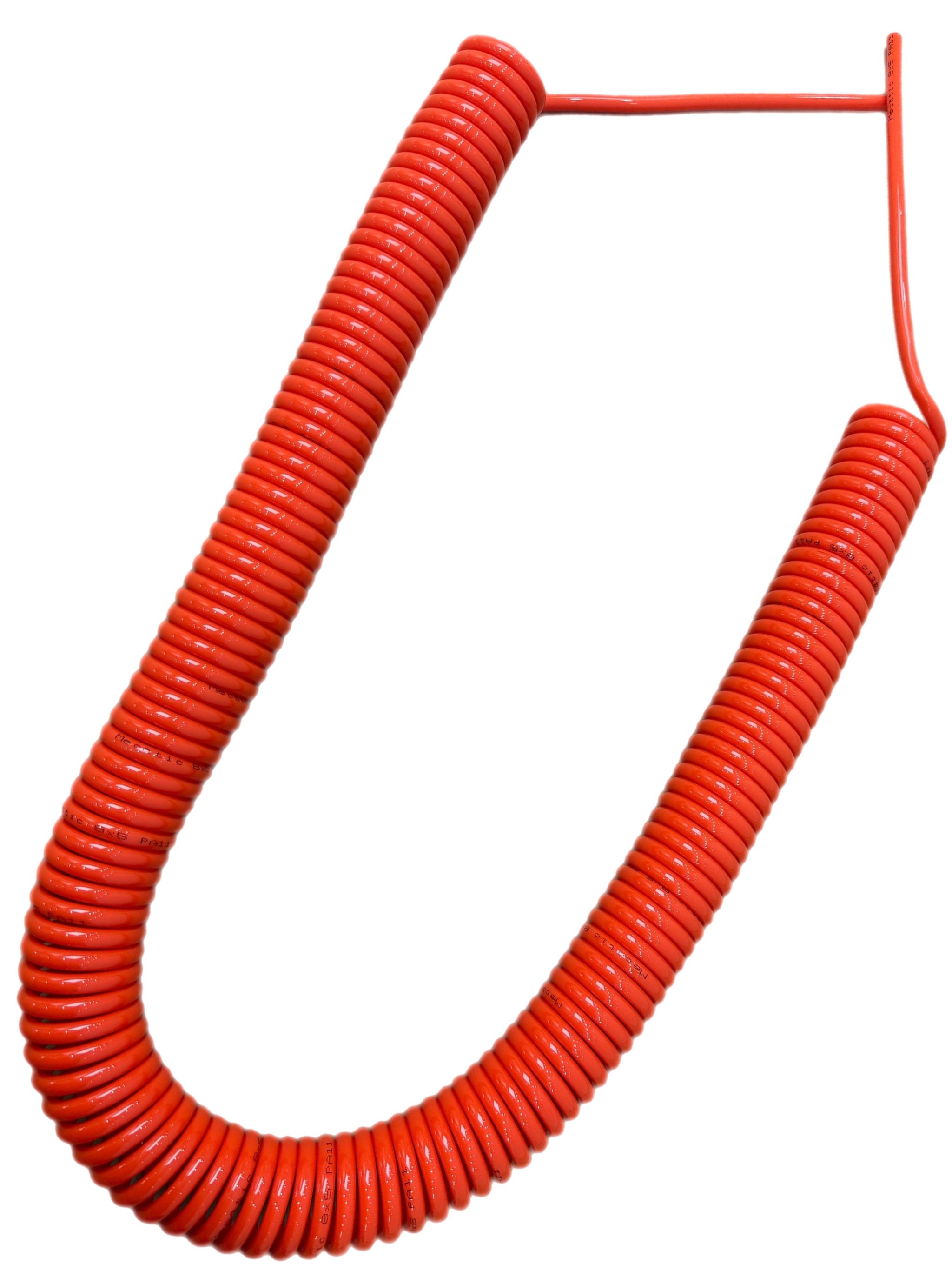 Manguera espiral 5X8 NARANJA 15 metros PA11